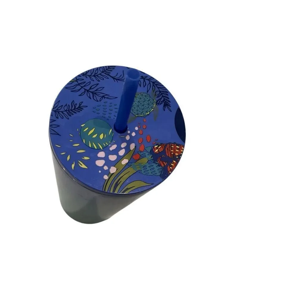 Starbucks Hawaii Collection Blue Teal Ombré Turtle Stainless Steel Tumbler 24oz